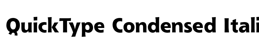 Que Black SSi Extra Bold