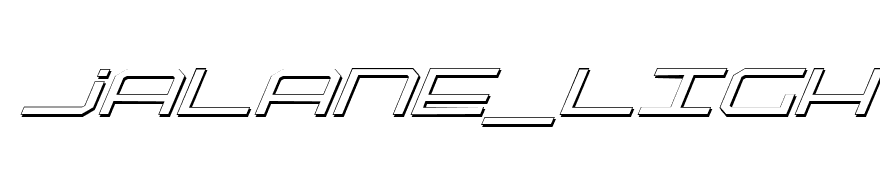 QuickTech Shadow Italic