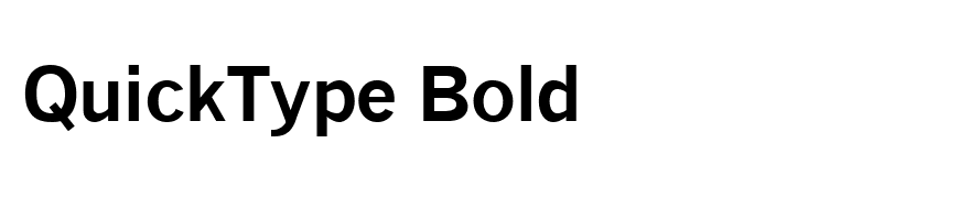 QuickType Bold