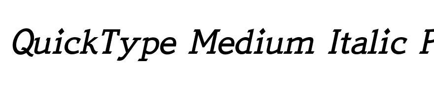 QuickType Medium Italic PDF