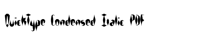 Quill Experimental S BRK