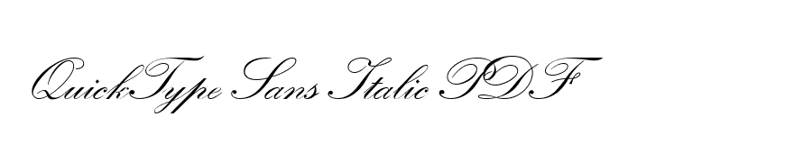 Quill Script SSi Bold