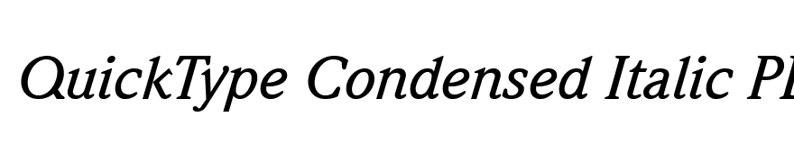 Quintessence Medium SSi Medium Italic
