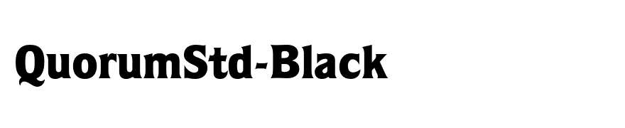 QuorumStd-Black
