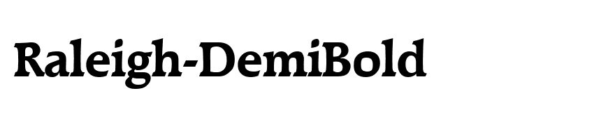 Raleigh-DemiBold