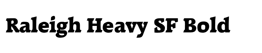 Raleigh Heavy SF Bold