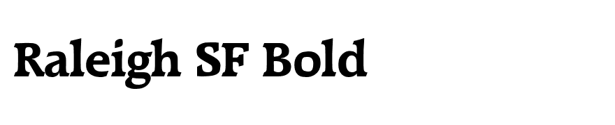 Raleigh SF Bold