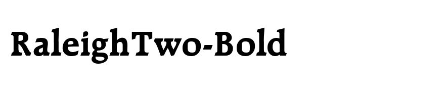 RaleighTwo-Bold