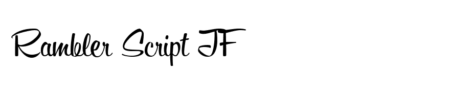 Rambler Script JF