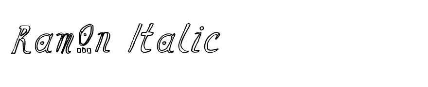 Ramon Italic