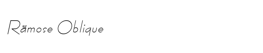 Ramose Oblique