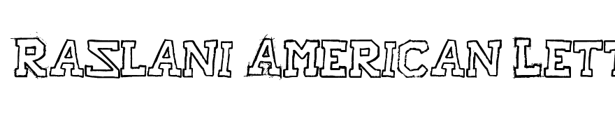 Raslani American Letters