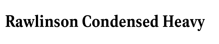 Rawlinson Condensed Heavy