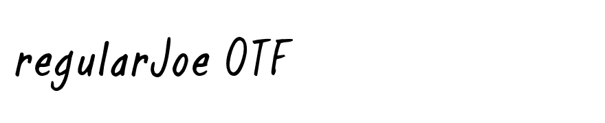 regularJoe OTF