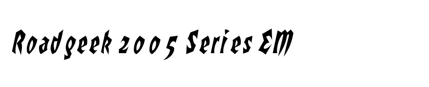 RemusCondensed Italic