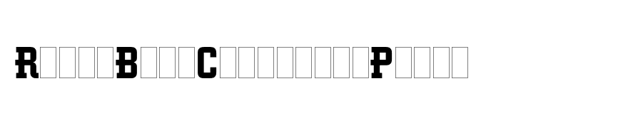 RetroBoldCondensedPlain