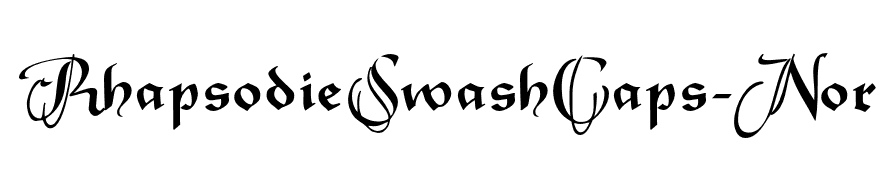 RhapsodieSwashCaps-Normal OTF