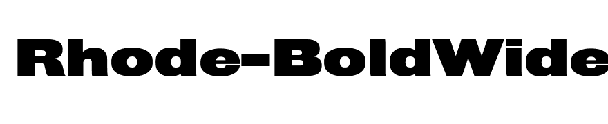 Rhode-BoldWide