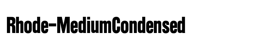 Rhode-MediumCondensed