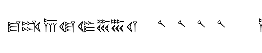 RK Persian Cuneiform