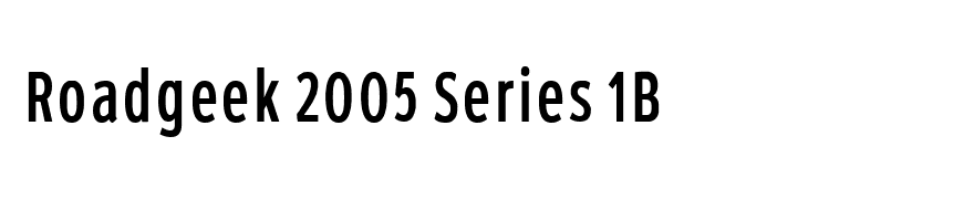 Roadgeek 2005 Series 1B