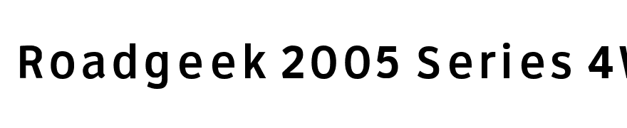 Roadgeek 2005 Series 4W