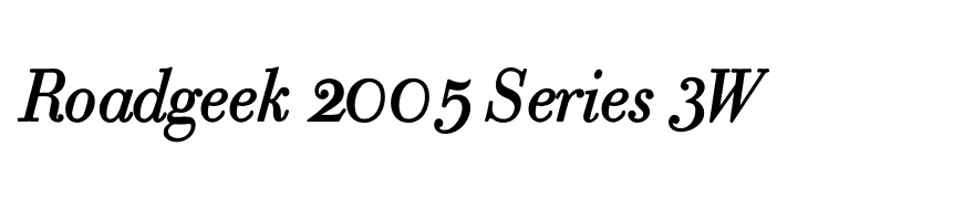 Robusta Roman Italic