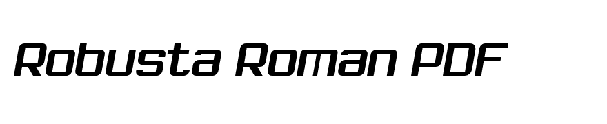 RobustikRegular Oblique