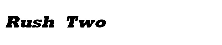 Rockney Extrabold Italic