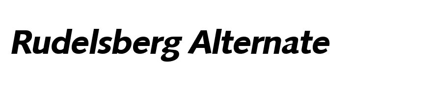 RogerBecker Bold Italic