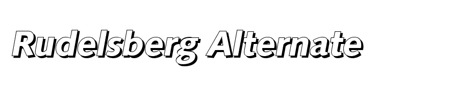 RogerBeckerShadow-BoldItalic