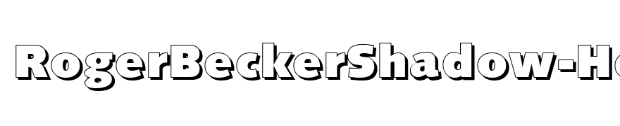 RogerBeckerShadow-Heavy-Regular