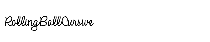 RollingBallCursive