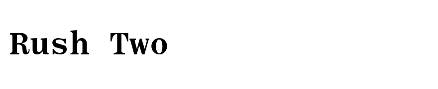 Roman Fixed-width Bold