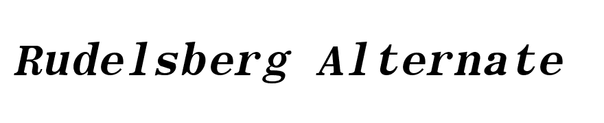 RomanFixedWidth Bold Italic