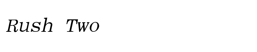 RomanFixedWidth Italic