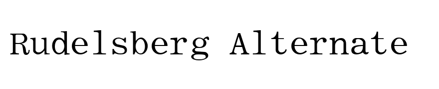 RomanFixedWidth Regular
