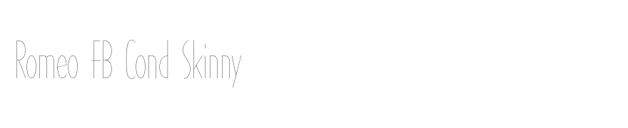 Romeo FB Cond Skinny