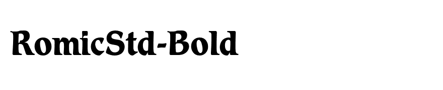 RomicStd-Bold
