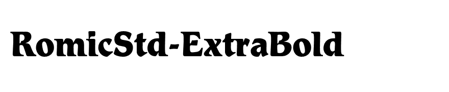 RomicStd-ExtraBold