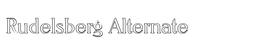 RonaldBeckerOutline-Light-Regular