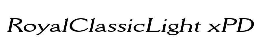 Rory Extended Italic