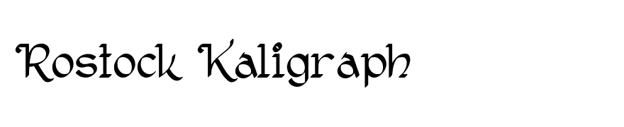 Rostock Kaligraph