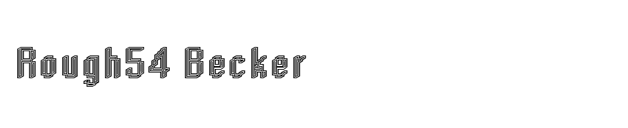 Rough54 Becker