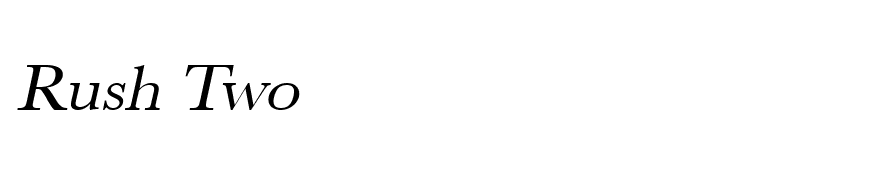 RoxanneBeckerWide Italic