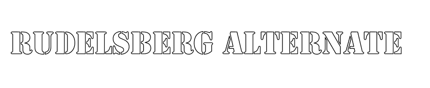 Rudy Hollow Condensed