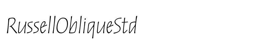 RussellObliqueStd