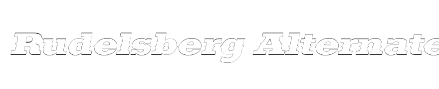 SaddlebagOutline Italic