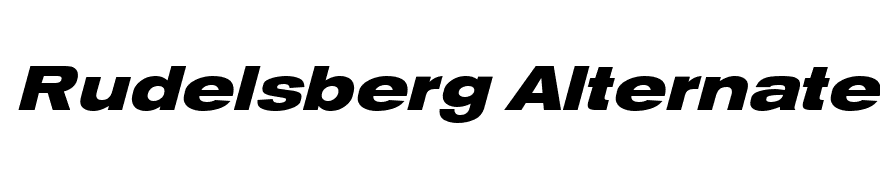 Sage Extended Bold Oblique