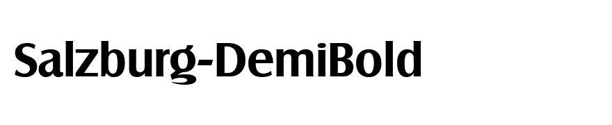 Salzburg-DemiBold